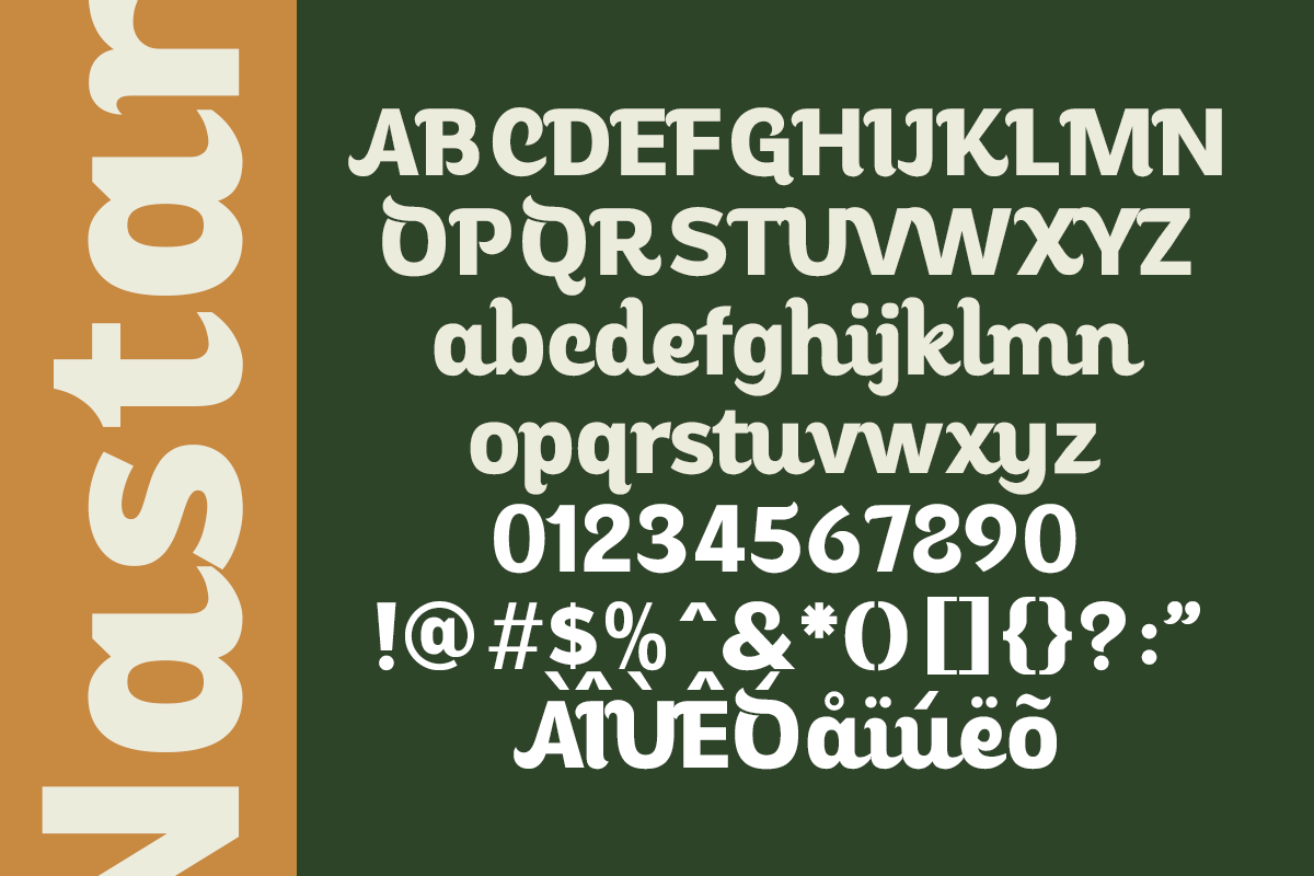 Nastar Modern Display Font - Image 8