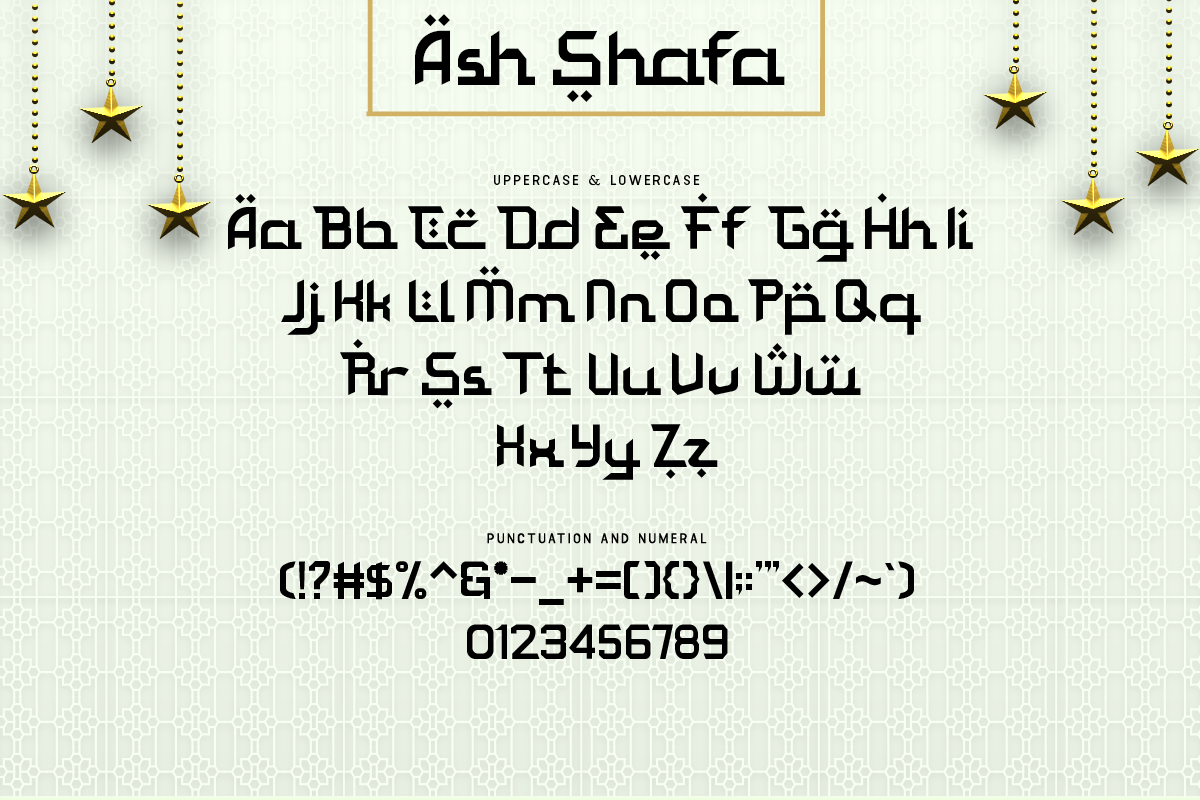 Ash Shafa A Modern Arabic Font - Image 5