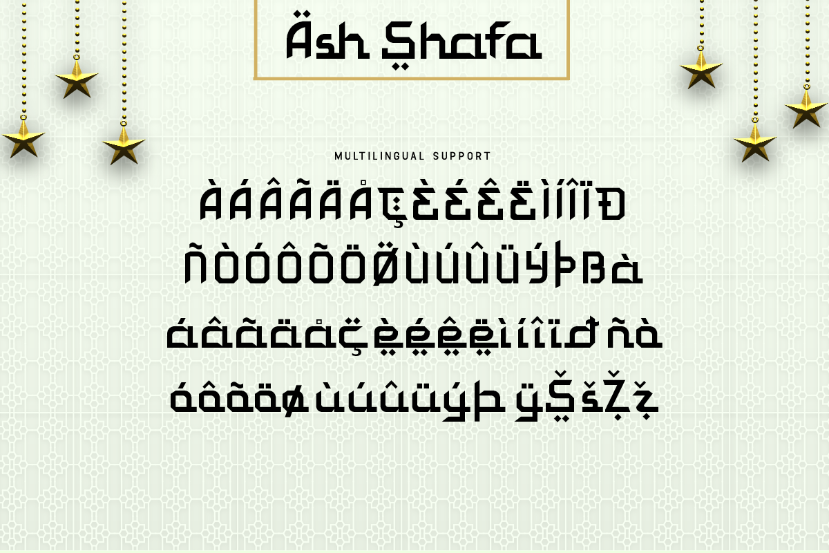 Ash Shafa A Modern Arabic Font - Image 6