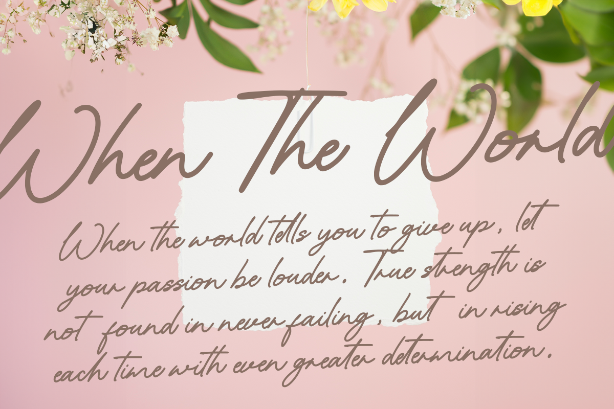 Rosallina Script A Modern Script Font - Image 4