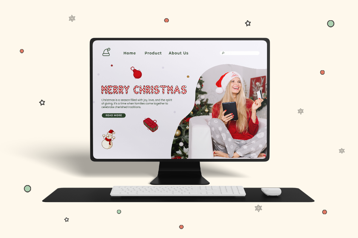 Stick Christmas A Modern Decorative Christmas Font - Image 4