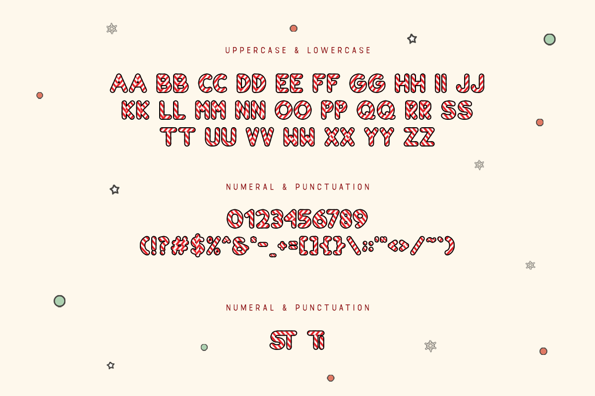 Stick Christmas A Modern Decorative Christmas Font - Image 5