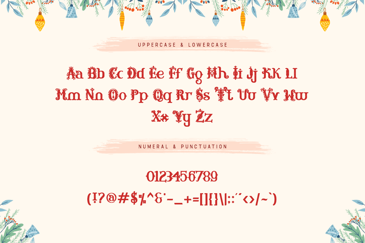 The Christmas A Modern Display Christmas Font - Image 5