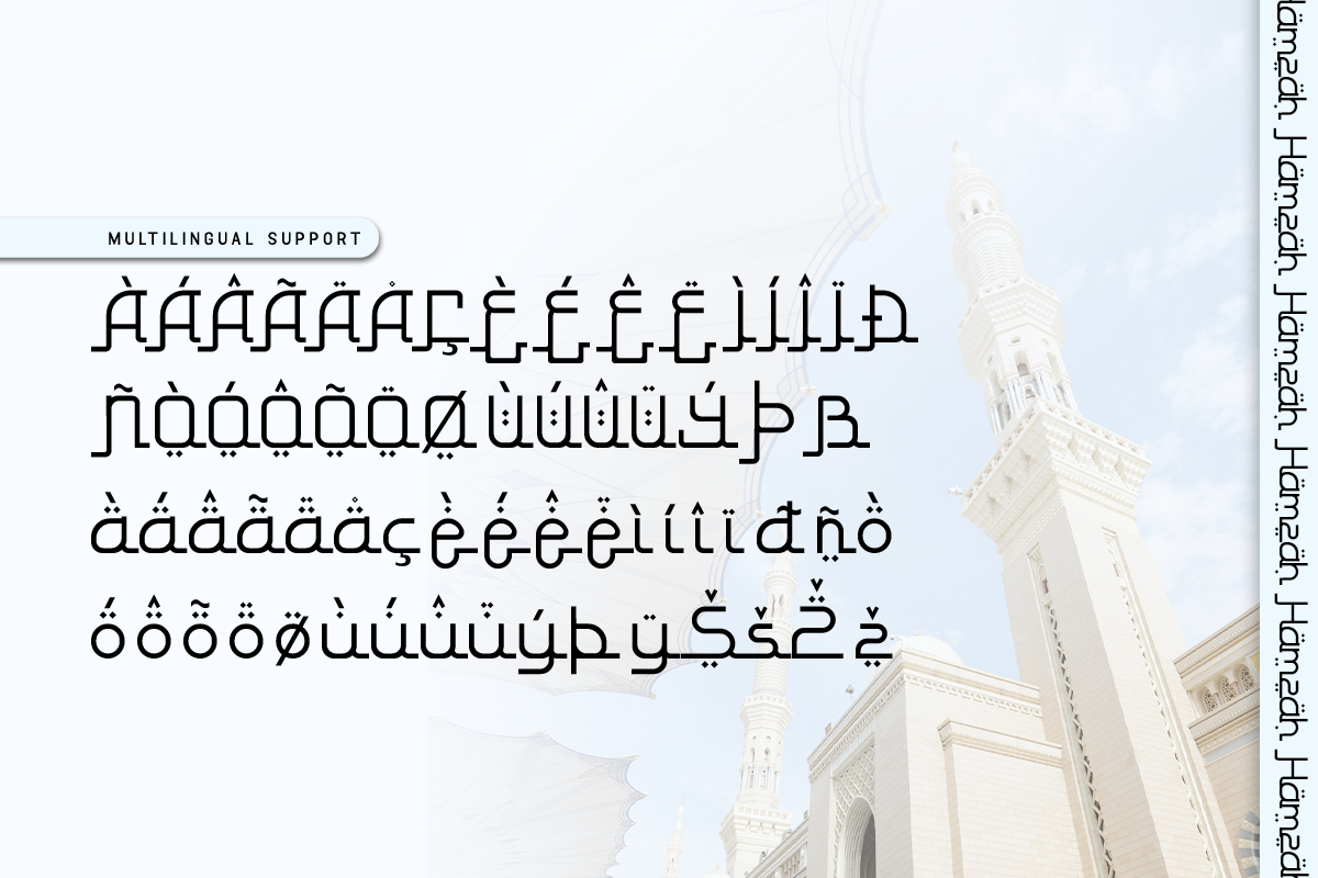 Hamzah A Modern Arabic Font - Image 6