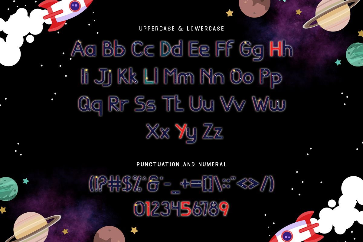 Spacelight A Modern Decorative Font - Image 6