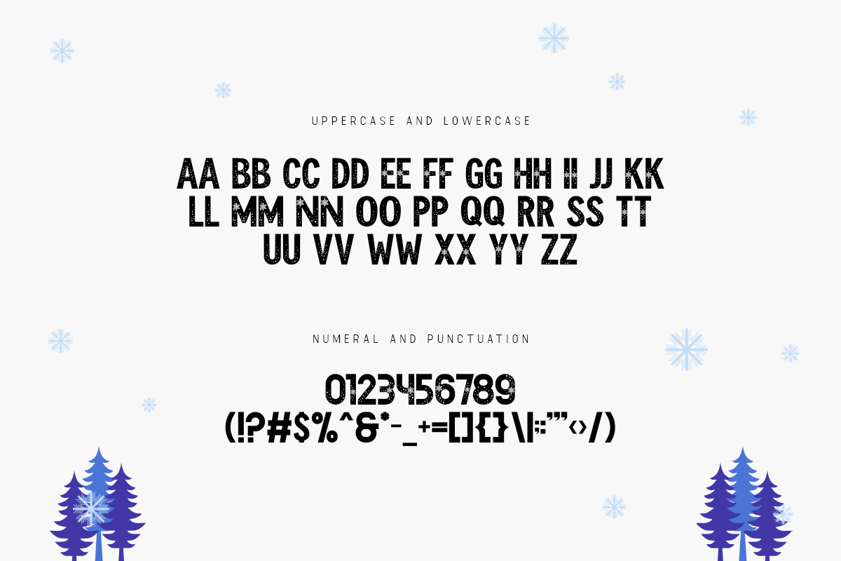 Christmas Snow A Modern Decorative Christmas Font - Image 6