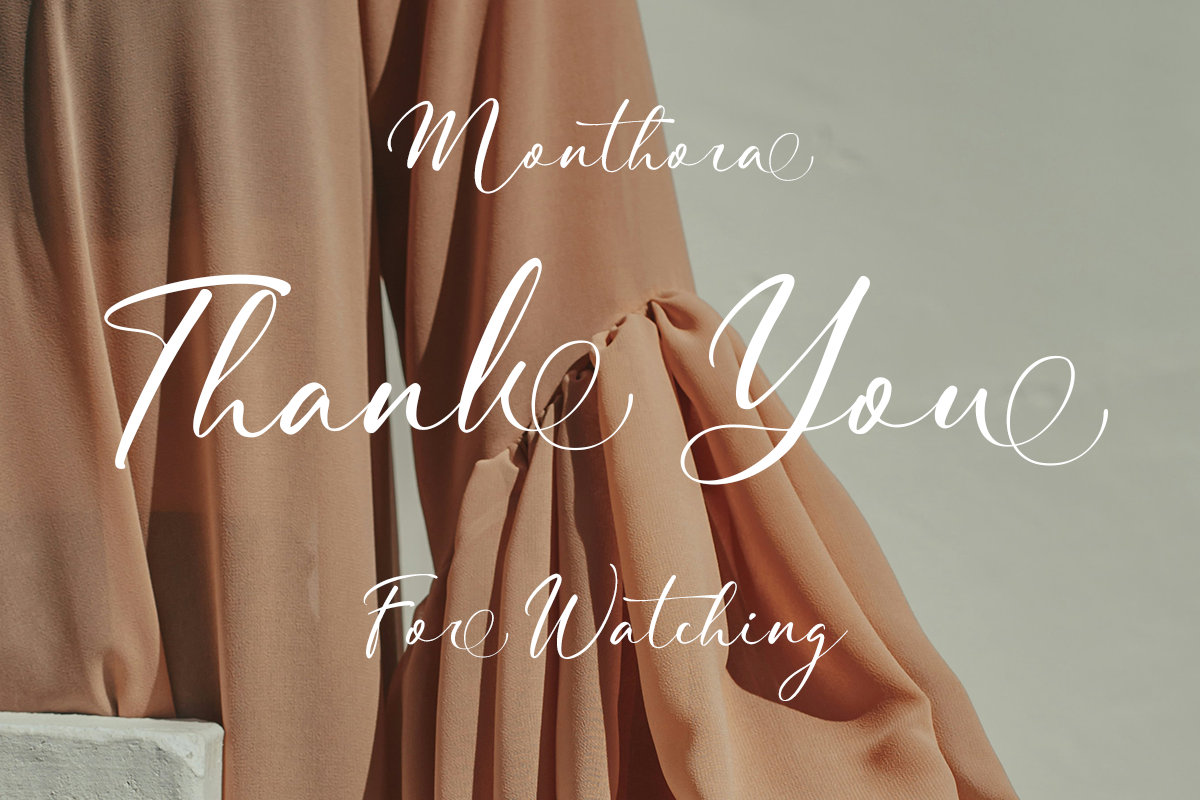 Monthora A Modern Handwritten Font - Image 9