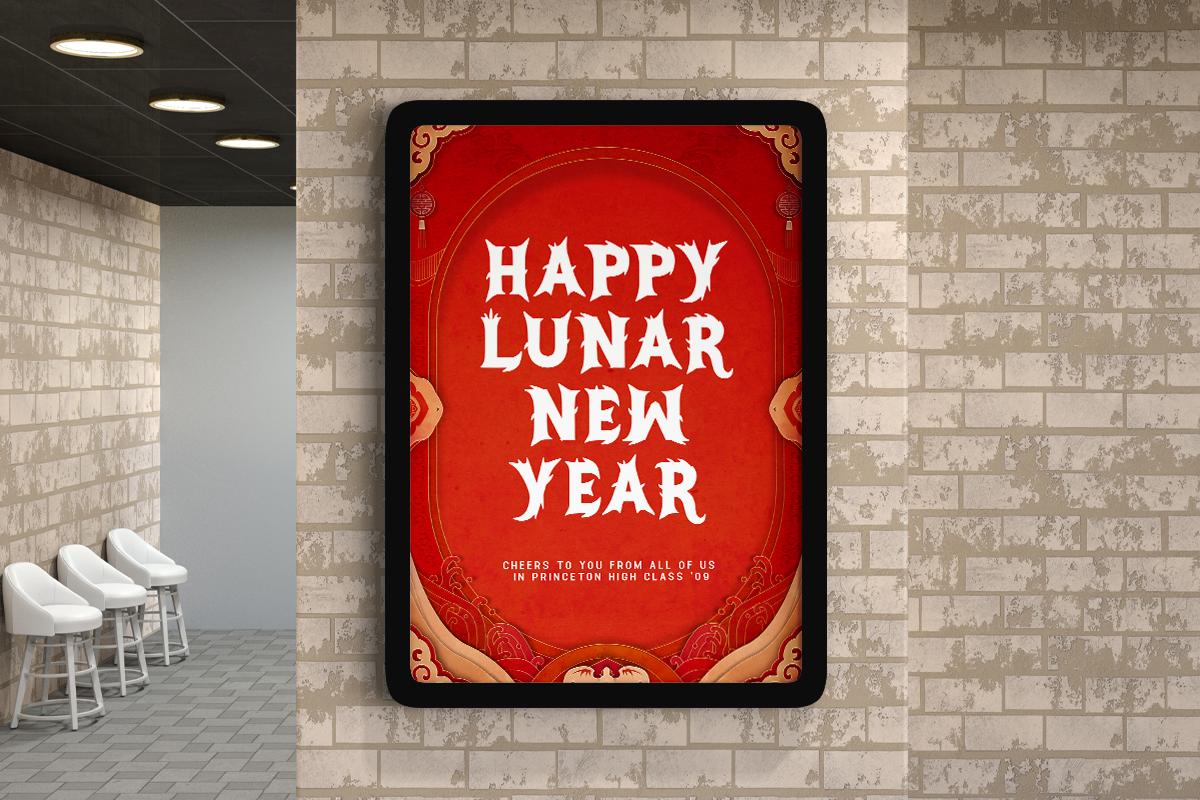 Chinese Shadow A Modern Display Chinese Font - Image 3