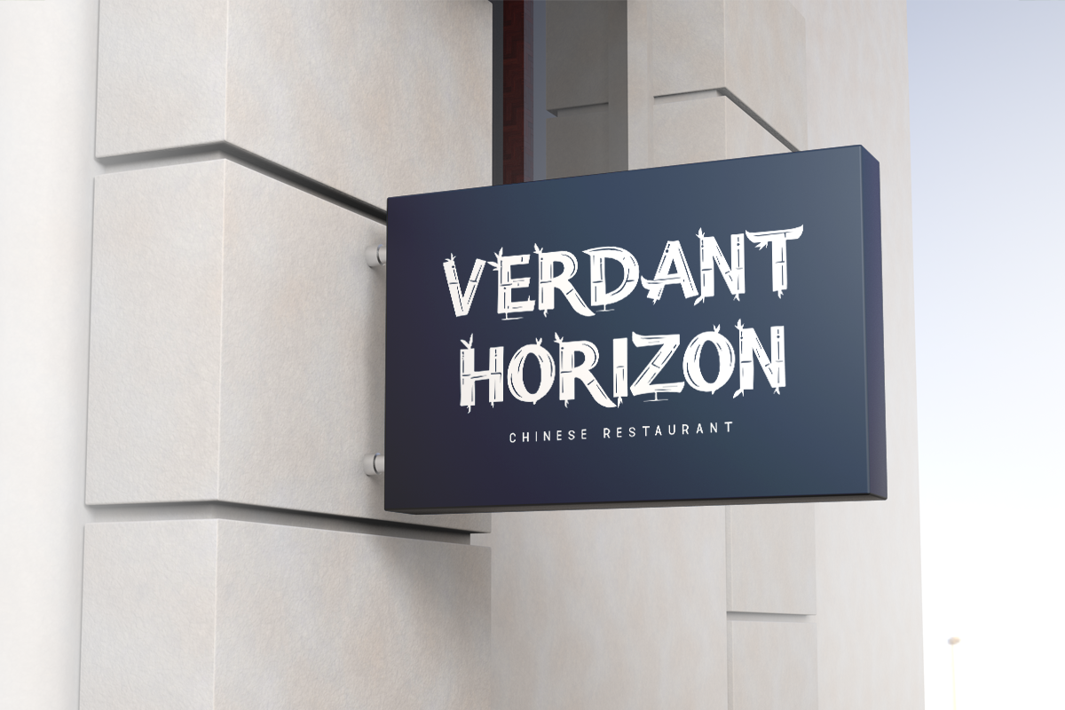 Chinese Bamboo A Modern Display Chinese Font - Image 3