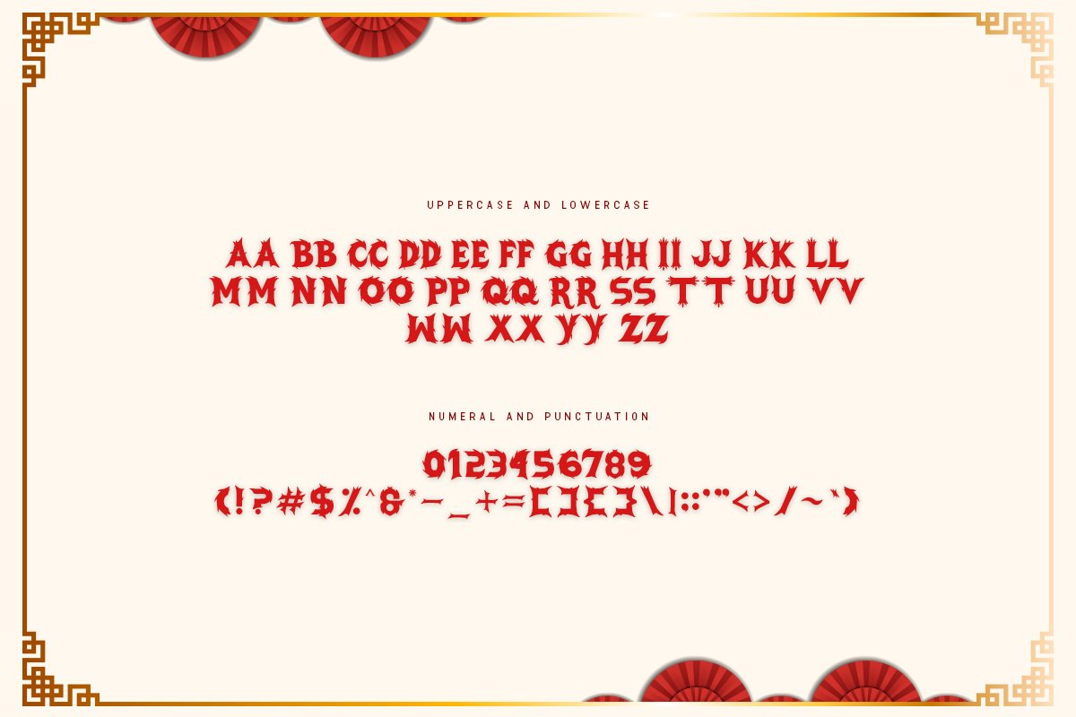 Chinese Shadow A Modern Display Chinese Font - Image 5