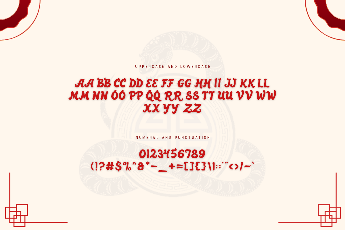 Snake Whisper A Modern Display Chinese Font - Image 5