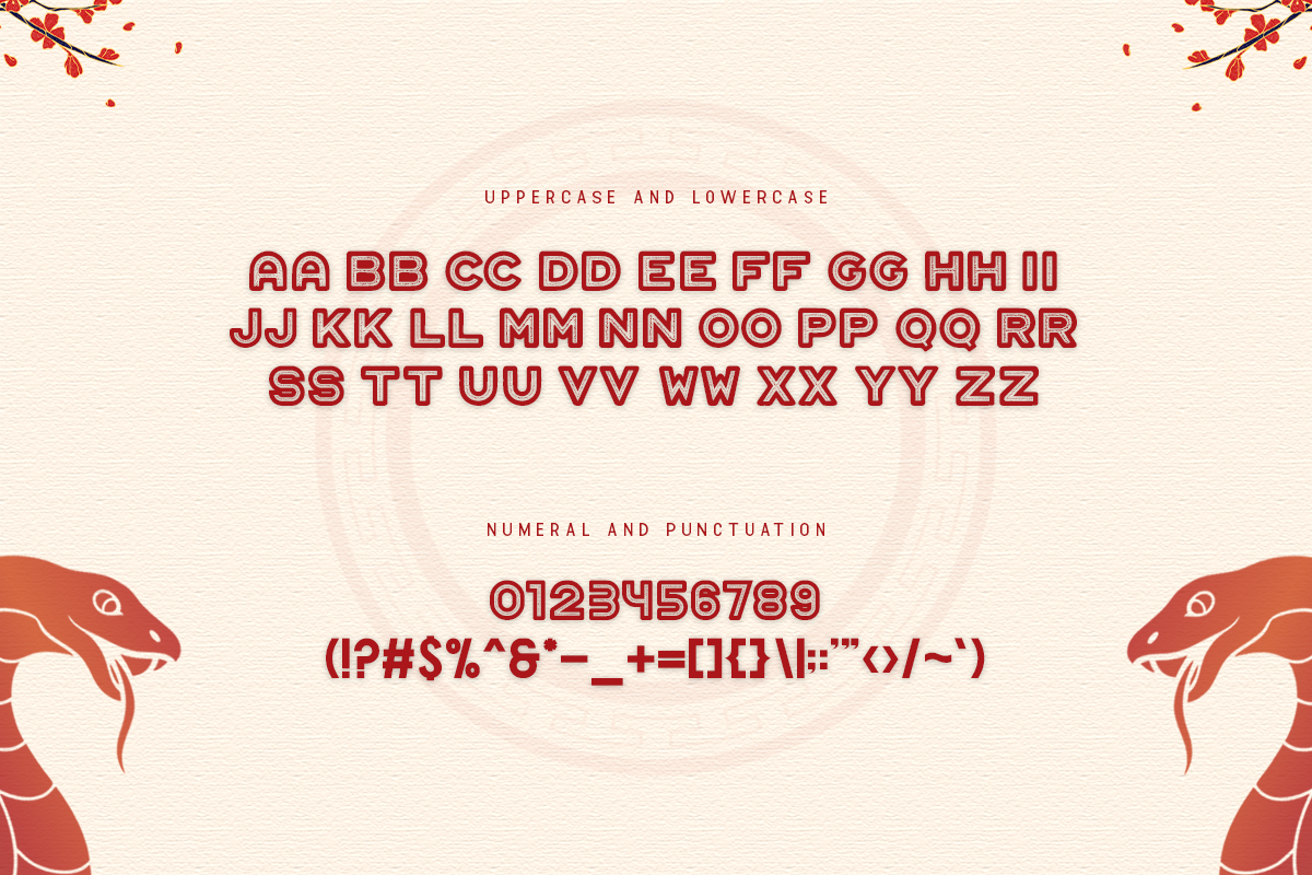 Snake Venom A Modern Display Chinese Font - Image 5