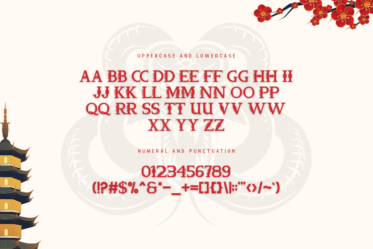 Snake Wood A Modern Serif Chinese Font - Image 5