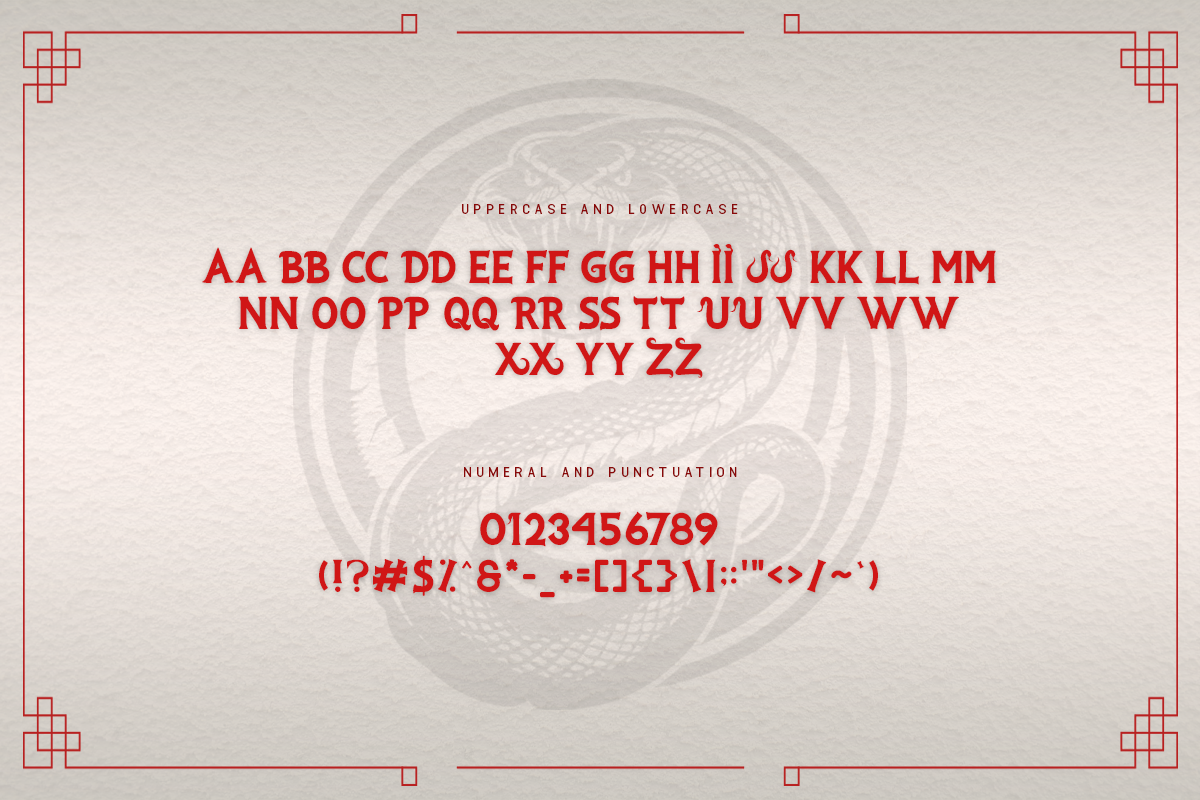 White Snake A Modern Serif Chinese Font - Image 5