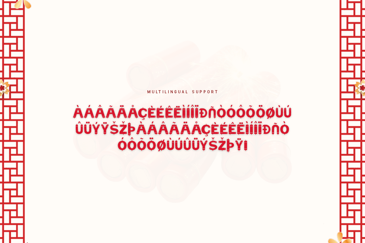 Chinese Festive A Modern Display Chinese Font - Image 6