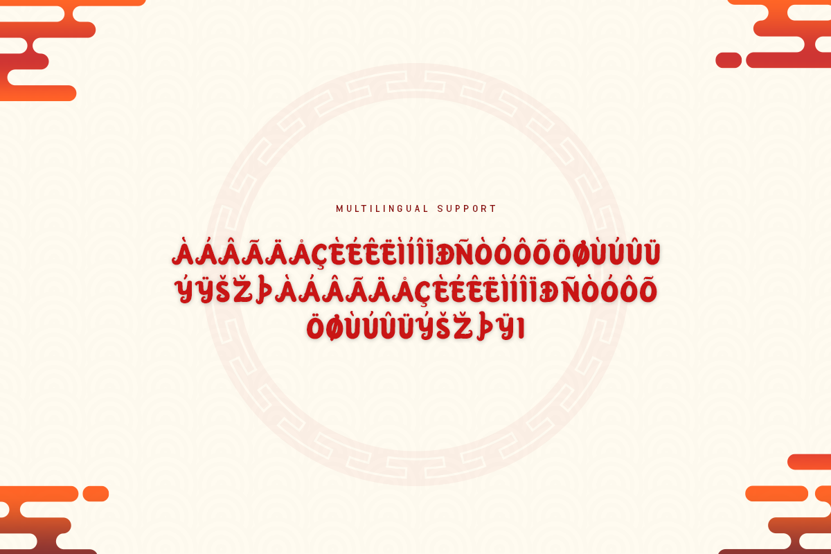 Chinese Blaze A Modern Display Chinese Font - Image 6