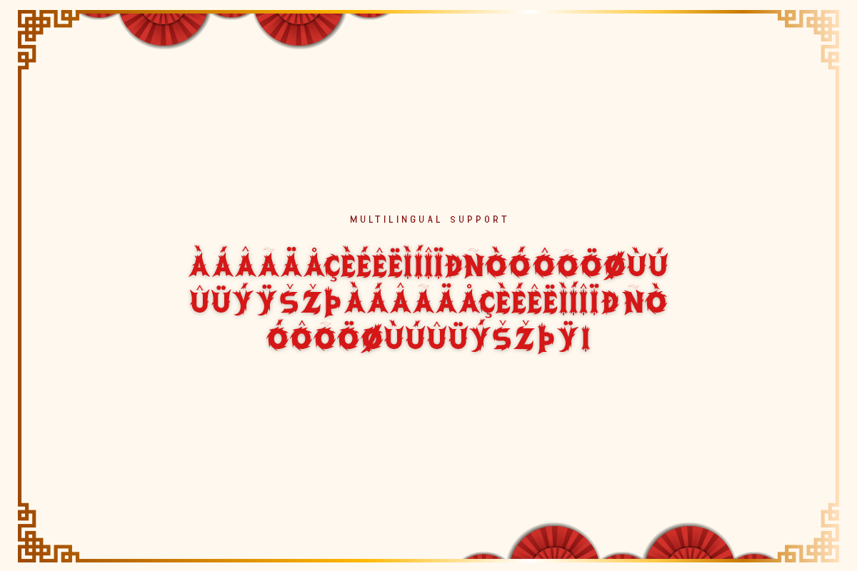 Chinese Shadow A Modern Display Chinese Font - Image 6