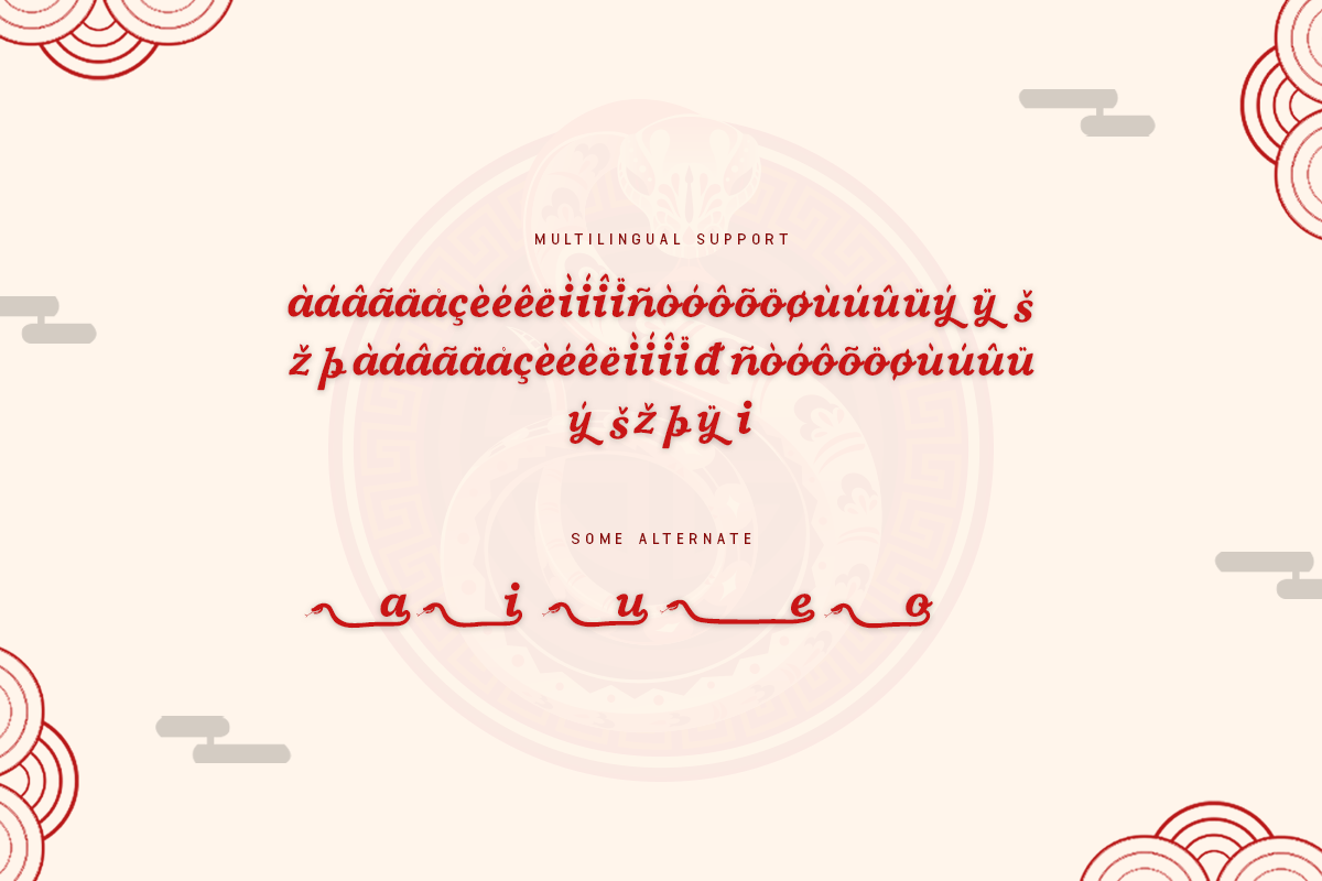 Snake Year A Modern Script Chinese Font - Image 6