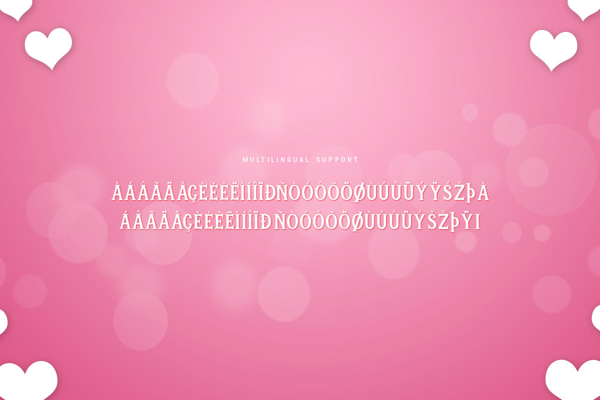 Valentine Serenade A Modern Valentine Serif Font - Image 6