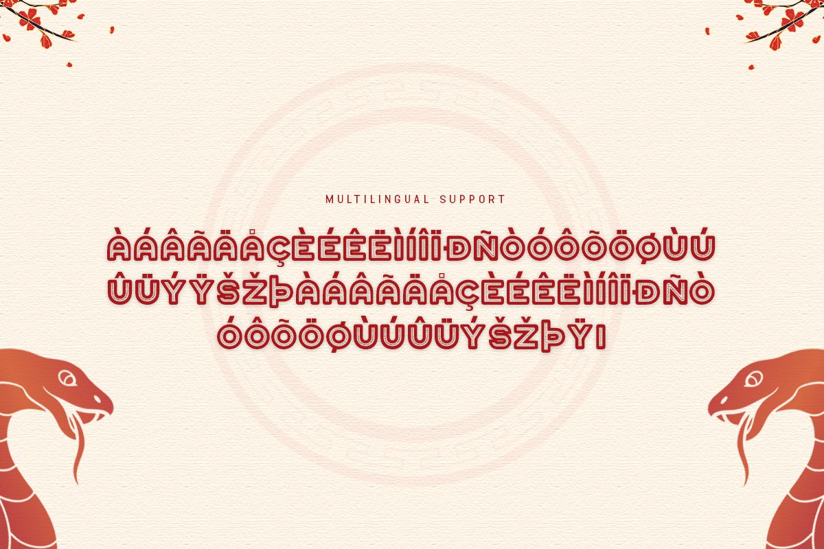 Snake Venom A Modern Display Chinese Font - Image 6