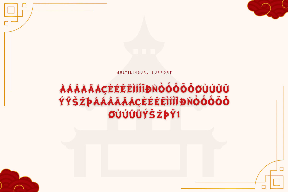 Chinese Celestial A Modern Display Chinese Font - Image 6