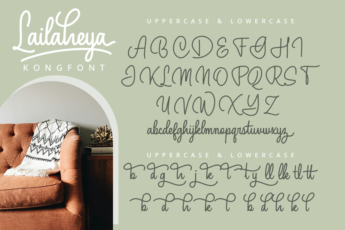 Lailaheya A Modern Handwritten Script Font - Image 5