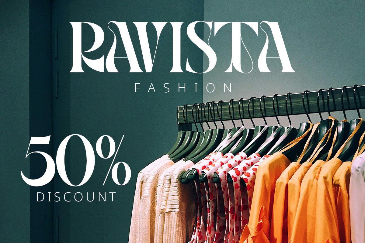 Rasionel A Modern Unique Display Font - Image 3