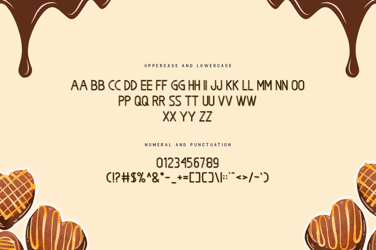 Chocolate Love A Modern Display Valentine Font - Image 5