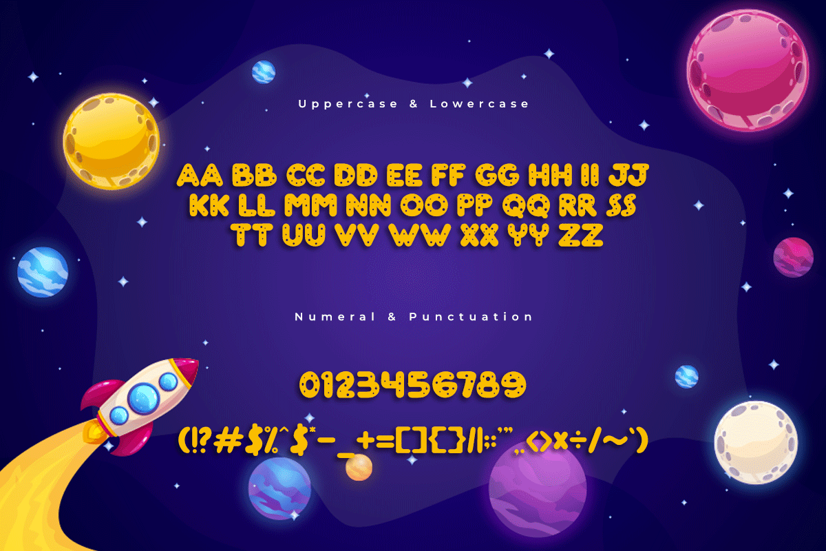 Orbitron A Modern Space Kids Font - Image 5