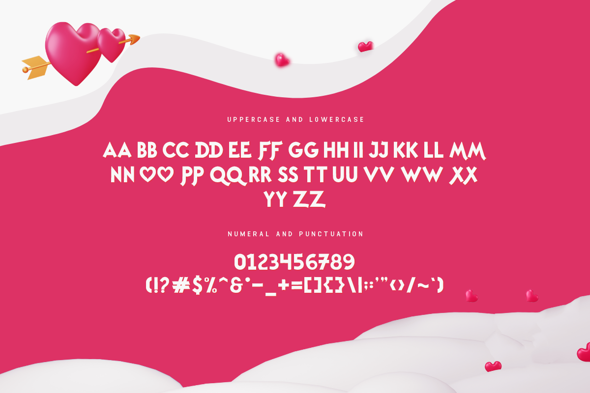 Cupid Love A Modern Display Valentine Font - Image 5
