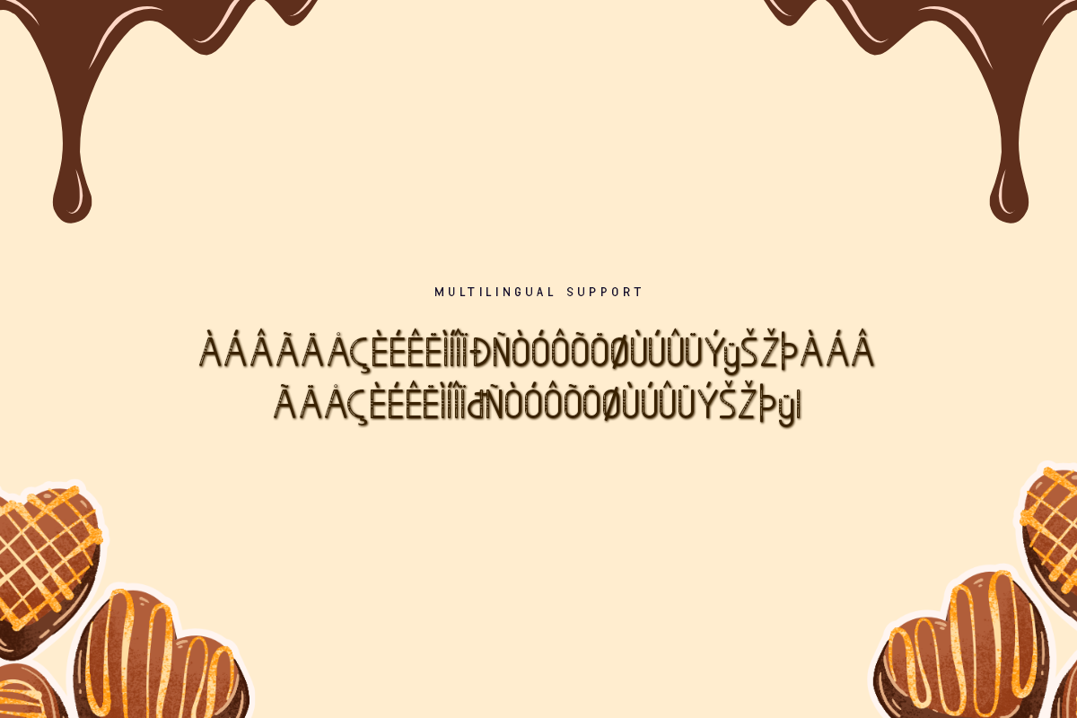 Chocolate Love A Modern Display Valentine Font - Image 6