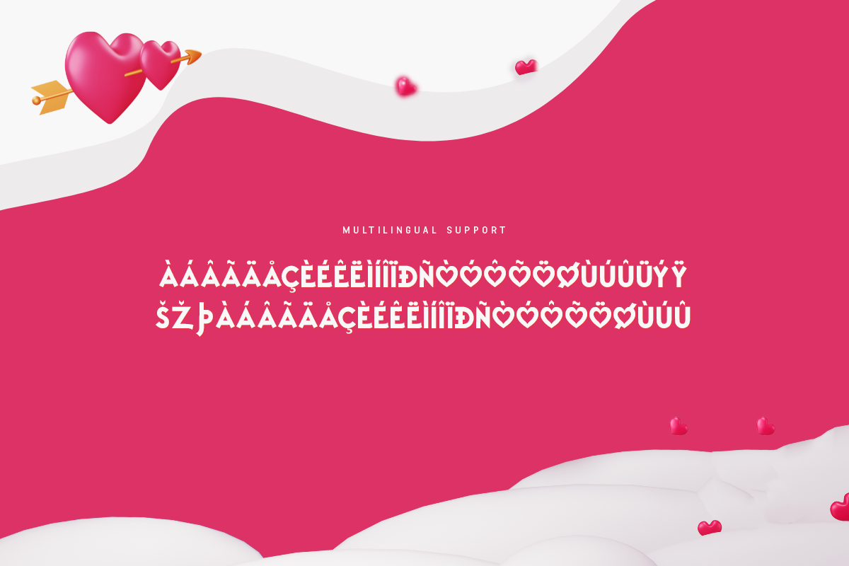 Cupid Love A Modern Display Valentine Font - Image 6