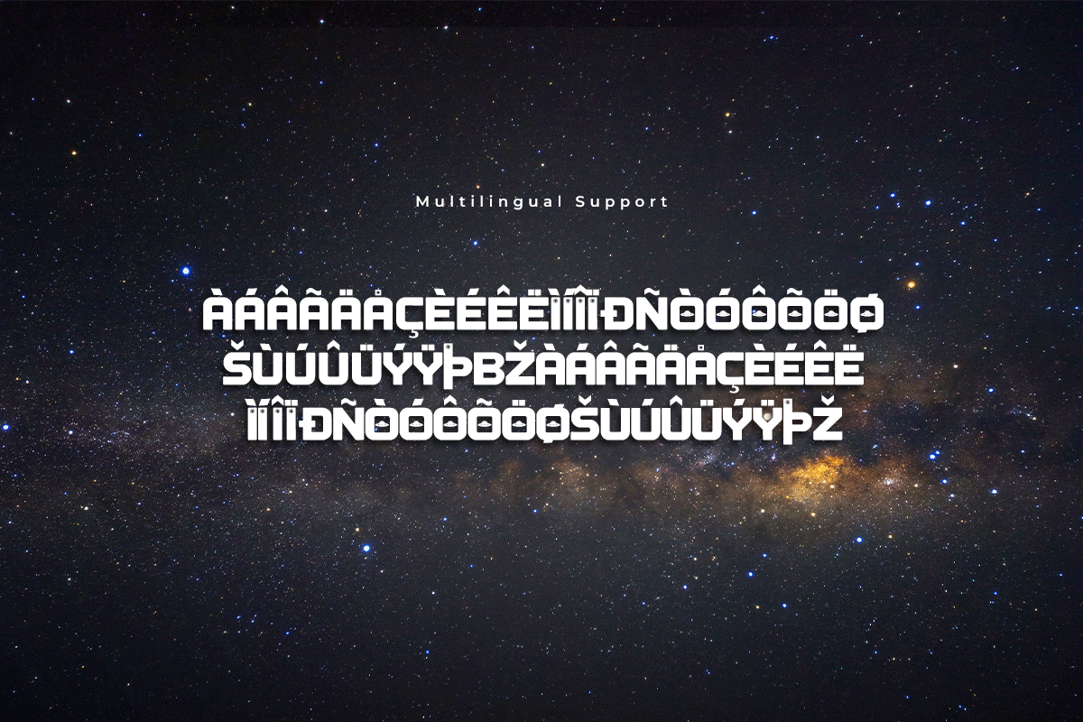 Galaxio A Modern Space Display Font - Image 6