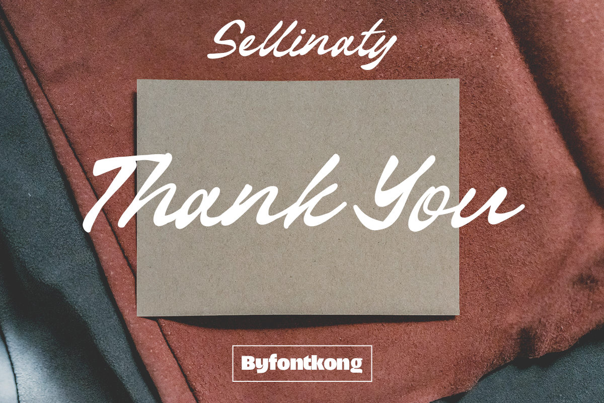 Sellinaty A Modern Handwritten Script Font - Image 9