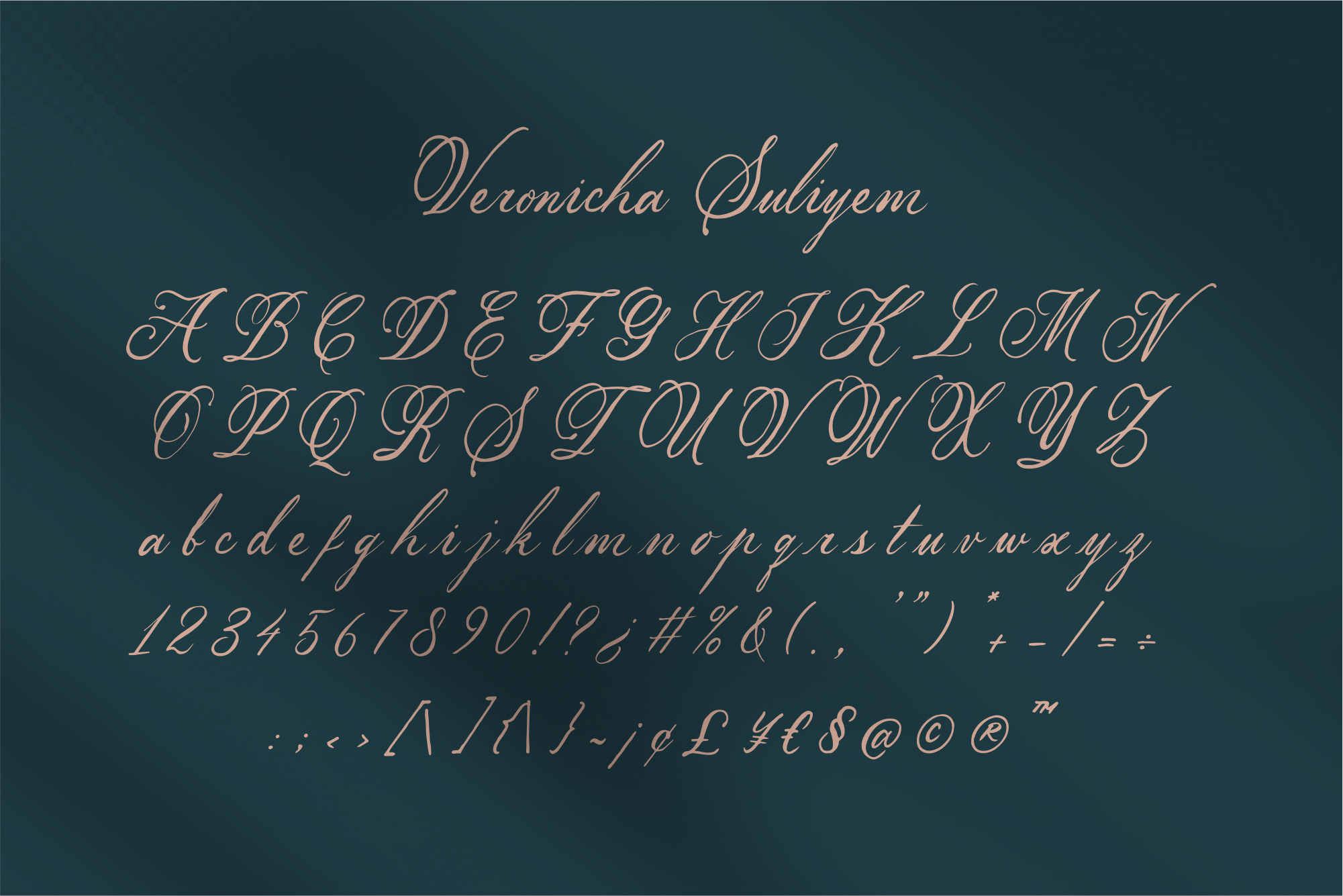 Veronicha Suliyem A Modern Script Signature Font - Image 9