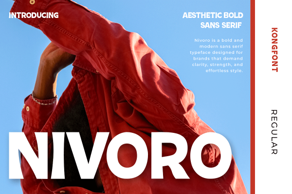 Nivoro A Modern Aesthetic Sans Serif Font - Image 2