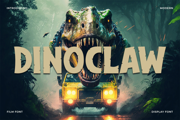 Dinoclaw Modern Display Font - Image 2