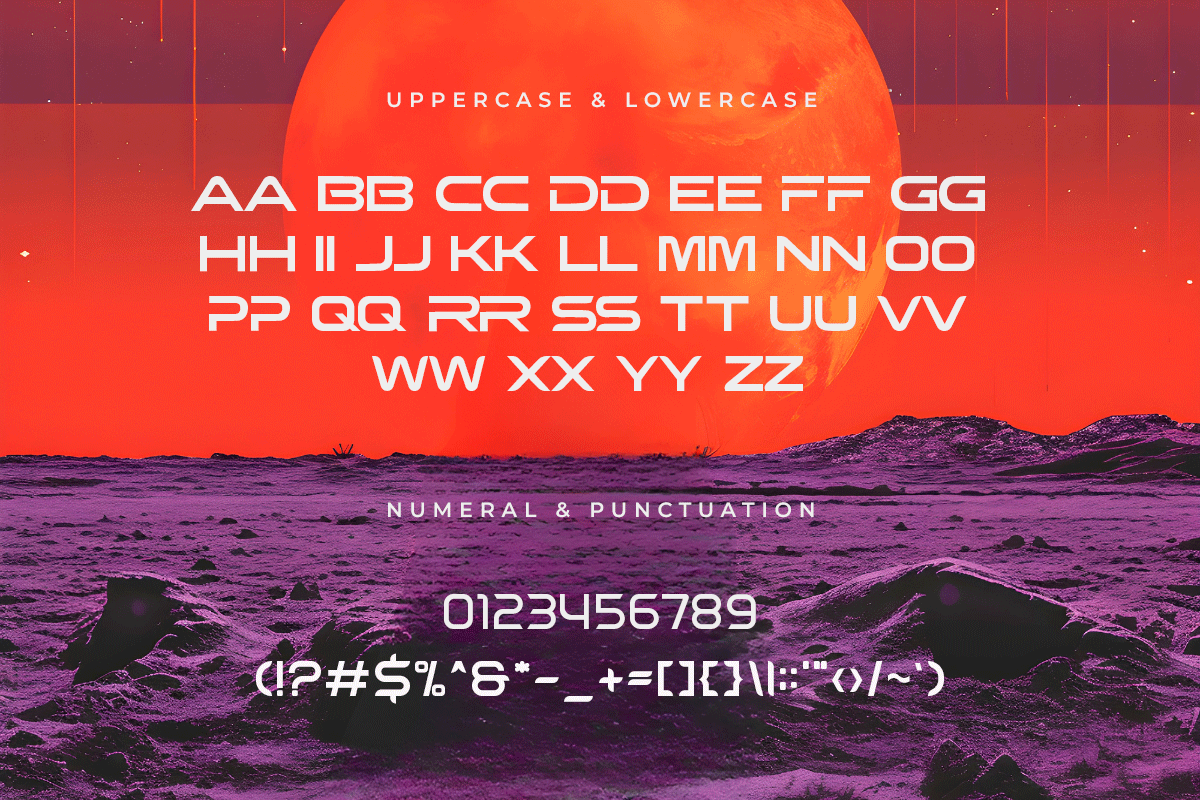 Flash Modern Classy Display Futuristic Font - Image 5