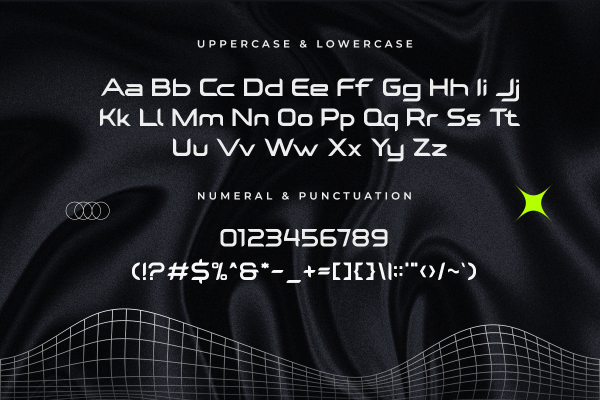 Langits Modern Classy Display Futuristic Font - Image 5
