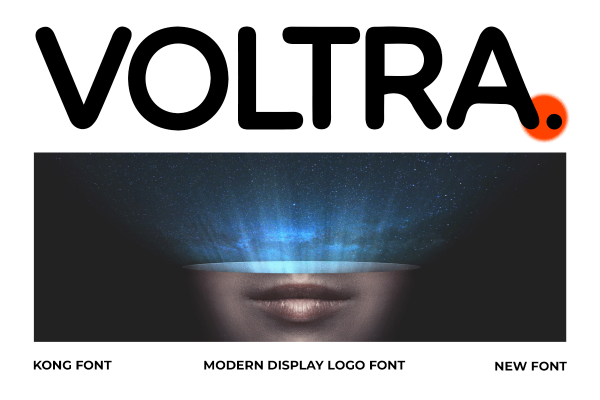 Voltra A Modern Display Logo Font - Image 2