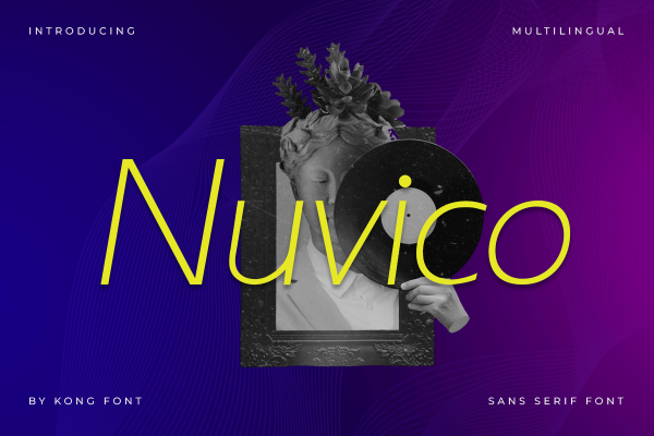 Nuvico A Modern Sans Serif Font - Image 2