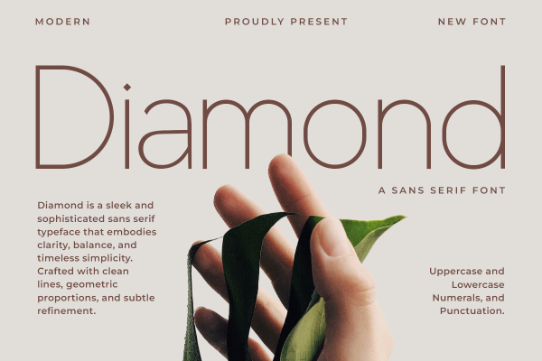 Diamond A Modern Sans Serif Font - Image 2
