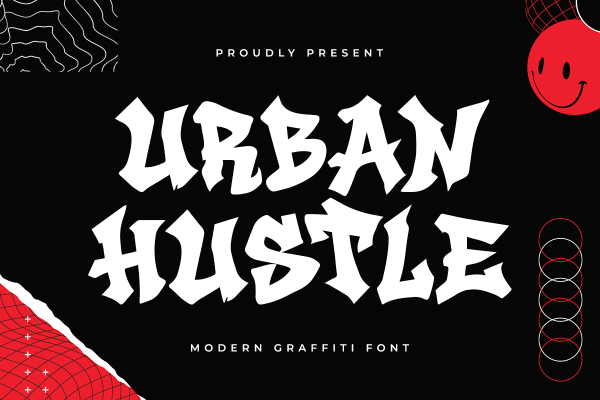 Urban Hustle A Modern Graffiti Font - Image 2