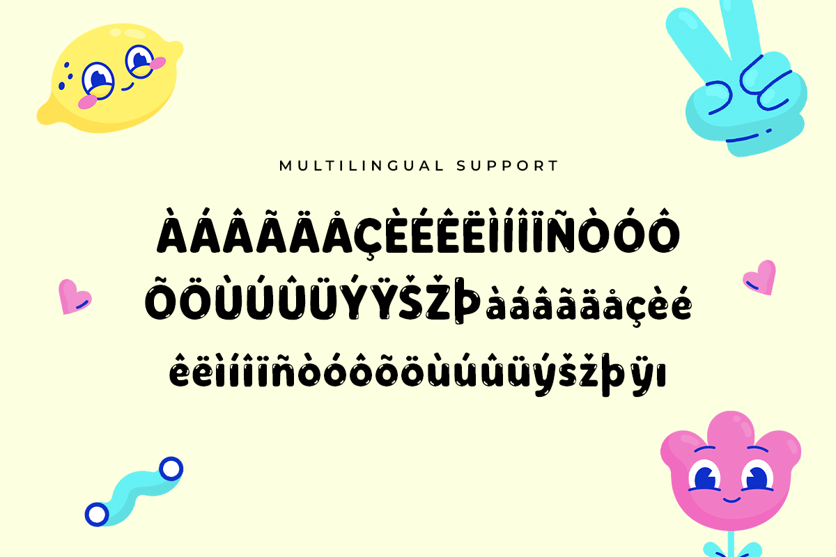 Bumbipo A Modern Display Kids Font - Image 6