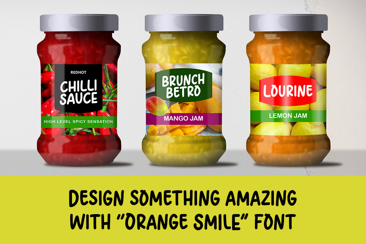 Orange Smile A Modern Display Font - Image 4