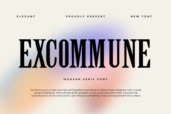 Excommune A Modern Classy Serif Font - Image 2