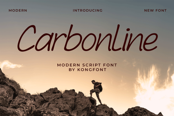 Carbonline Modern Classy Handwritten Font - Image 2