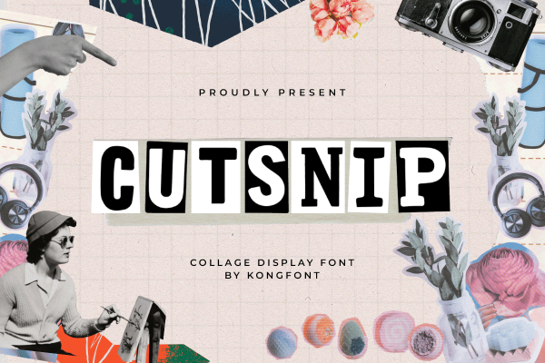 Cutsnip A Modern Display Font - Image 2