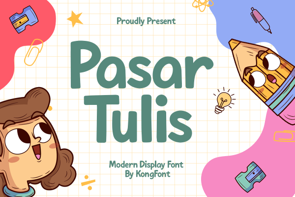 Pasartulis A Modern Display Kids Font - Image 2