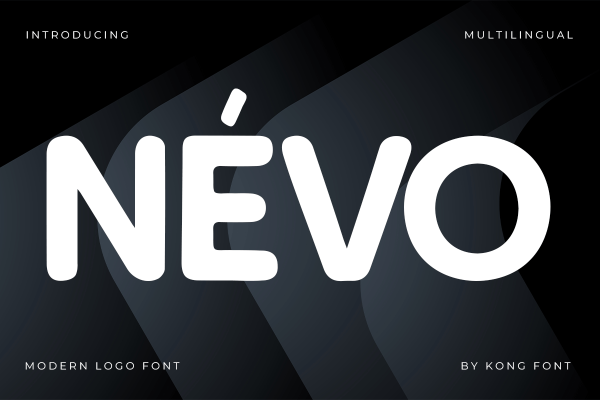 Nevo A Modern Display Logo Font - Image 2